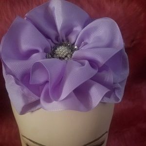 Handmade baby girl lavender head band